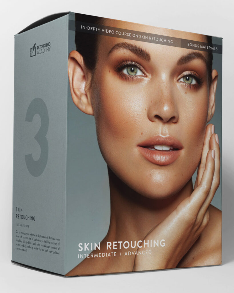 Skin retouching video course - learn to avoid common retouching mistakes