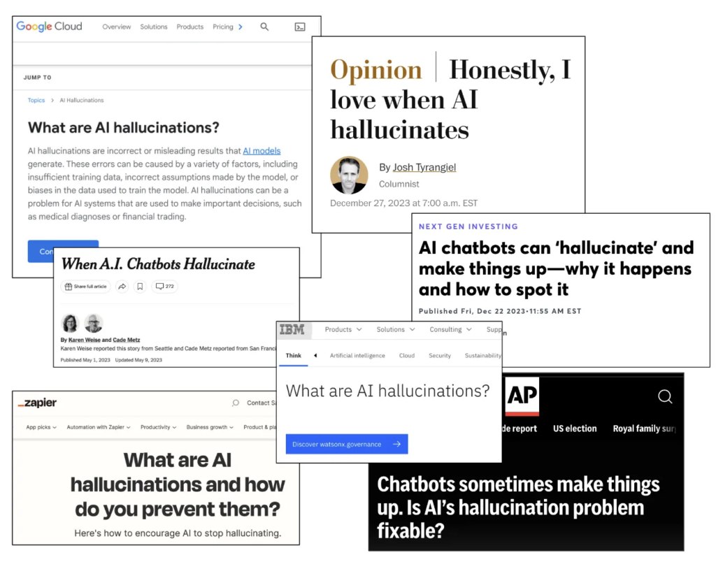 Errors Generative AI tools make